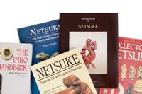 [NETSUKE] A large group of works about Japanese Netsuke, Inro and Ojime, selected titles comprising: