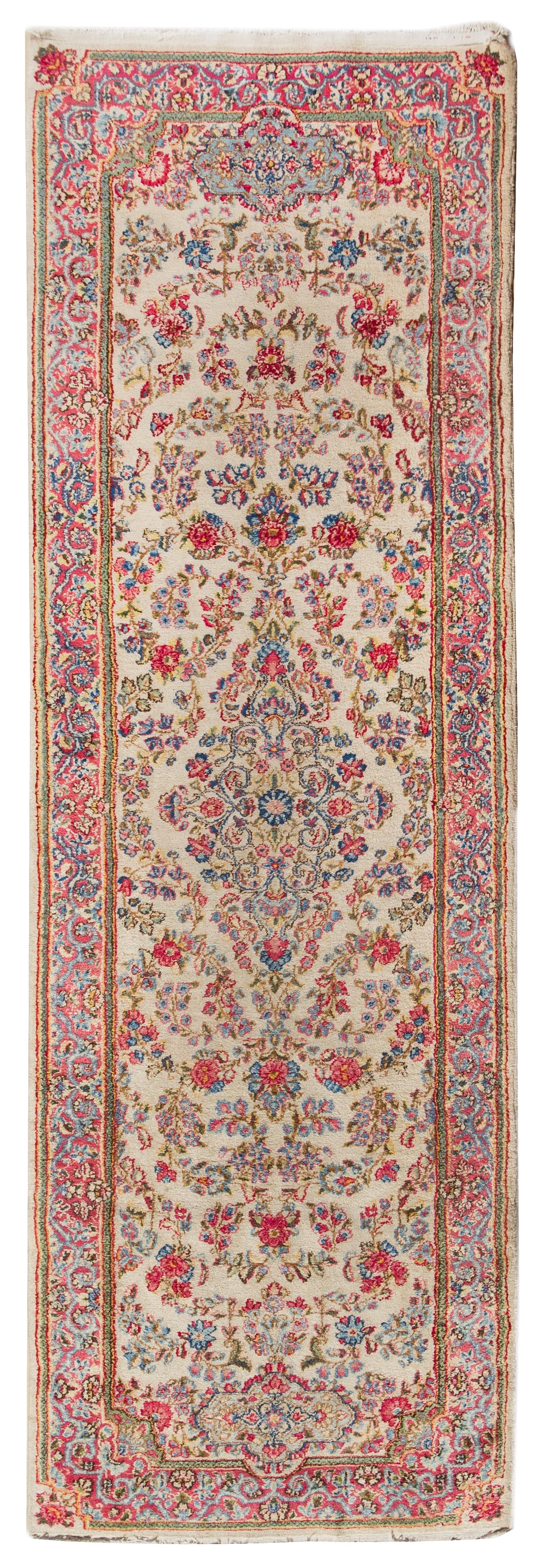A Kirman Wool Runner 7 feet 10 inches x 2 feet 6 inches. — FIRST HALF, 20TH CENTURY