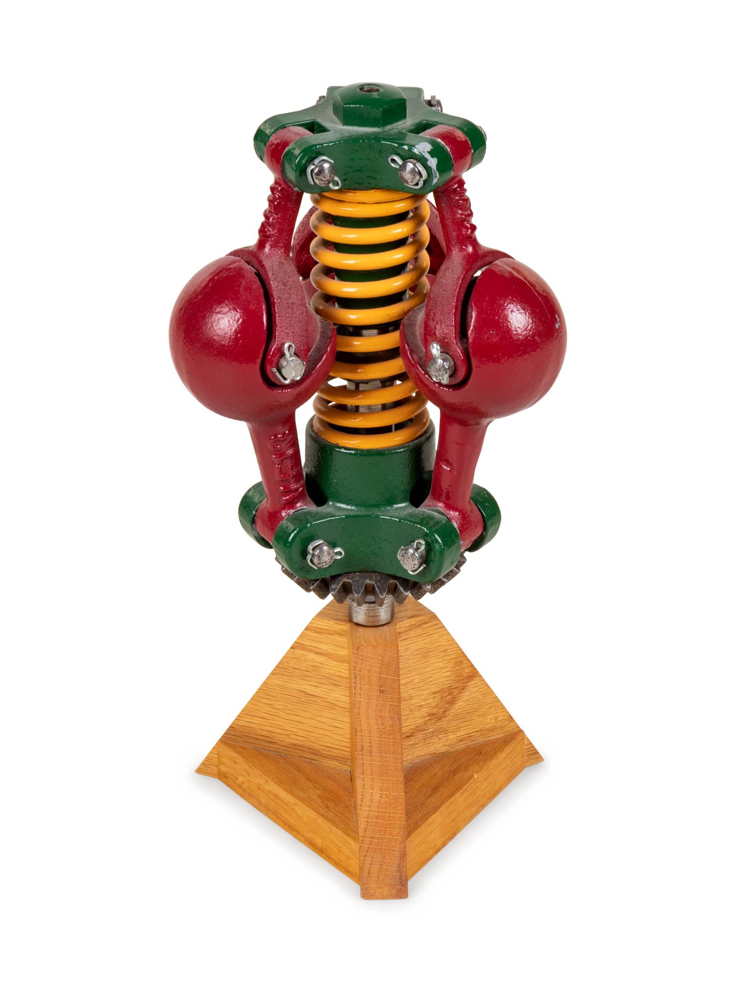 A Painted Metal Tractor Steam Engine Governor