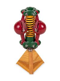 A Painted Metal Tractor Steam Engine Governor