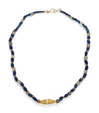 A Roman Gold and Glass Bead Necklace