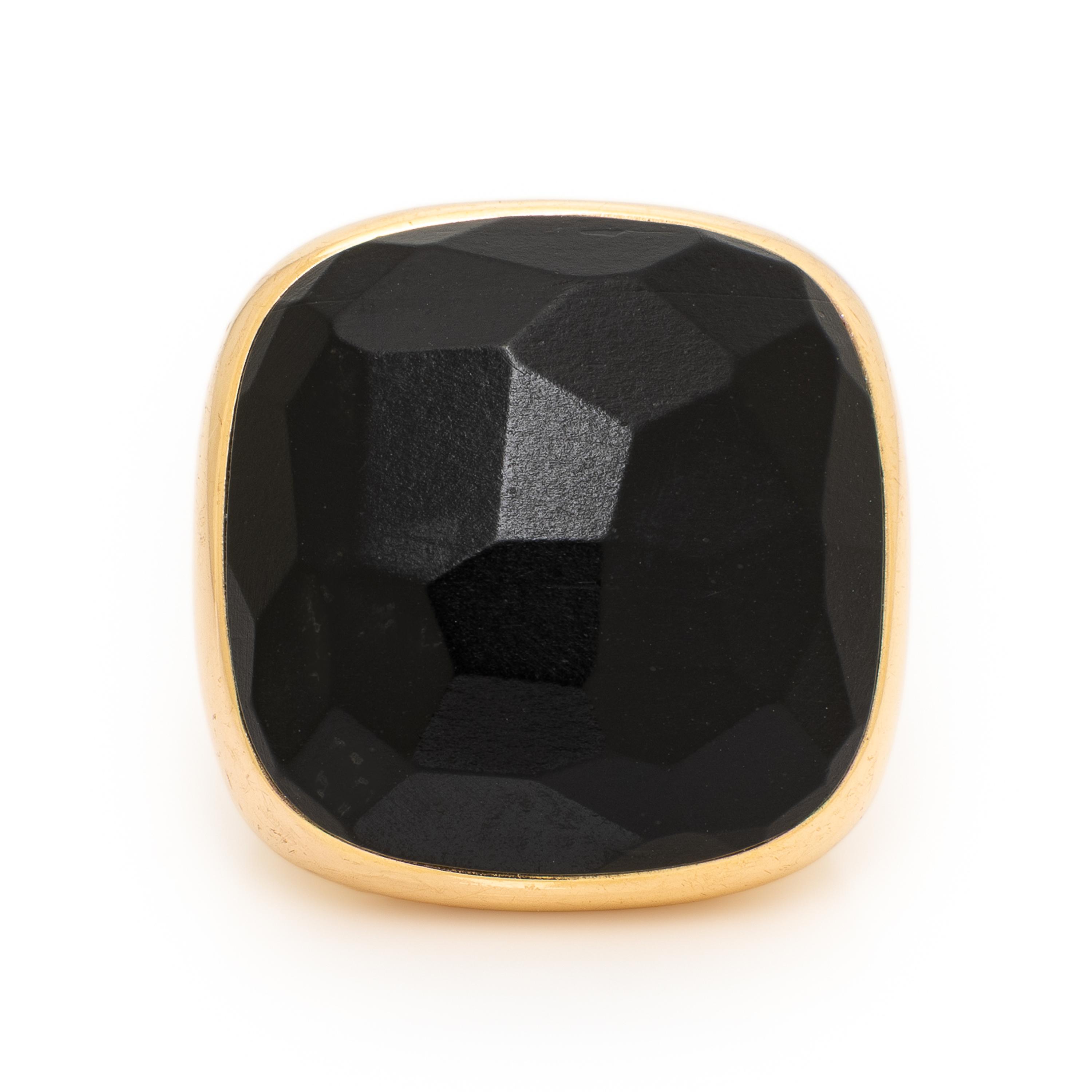 Pomellato, 'Victoria', Jet and Rose Gold Ring