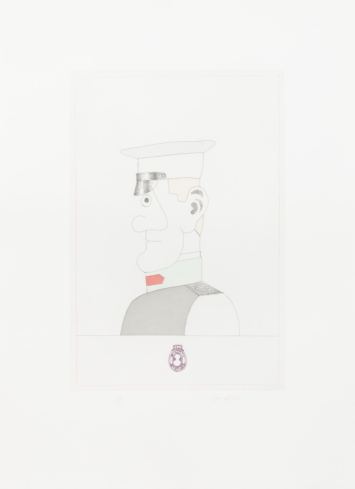 Saul Steinberg, (American, 1914-1999), Gogol I, Gogol II, and Gogol III, 1984 (group of 3)