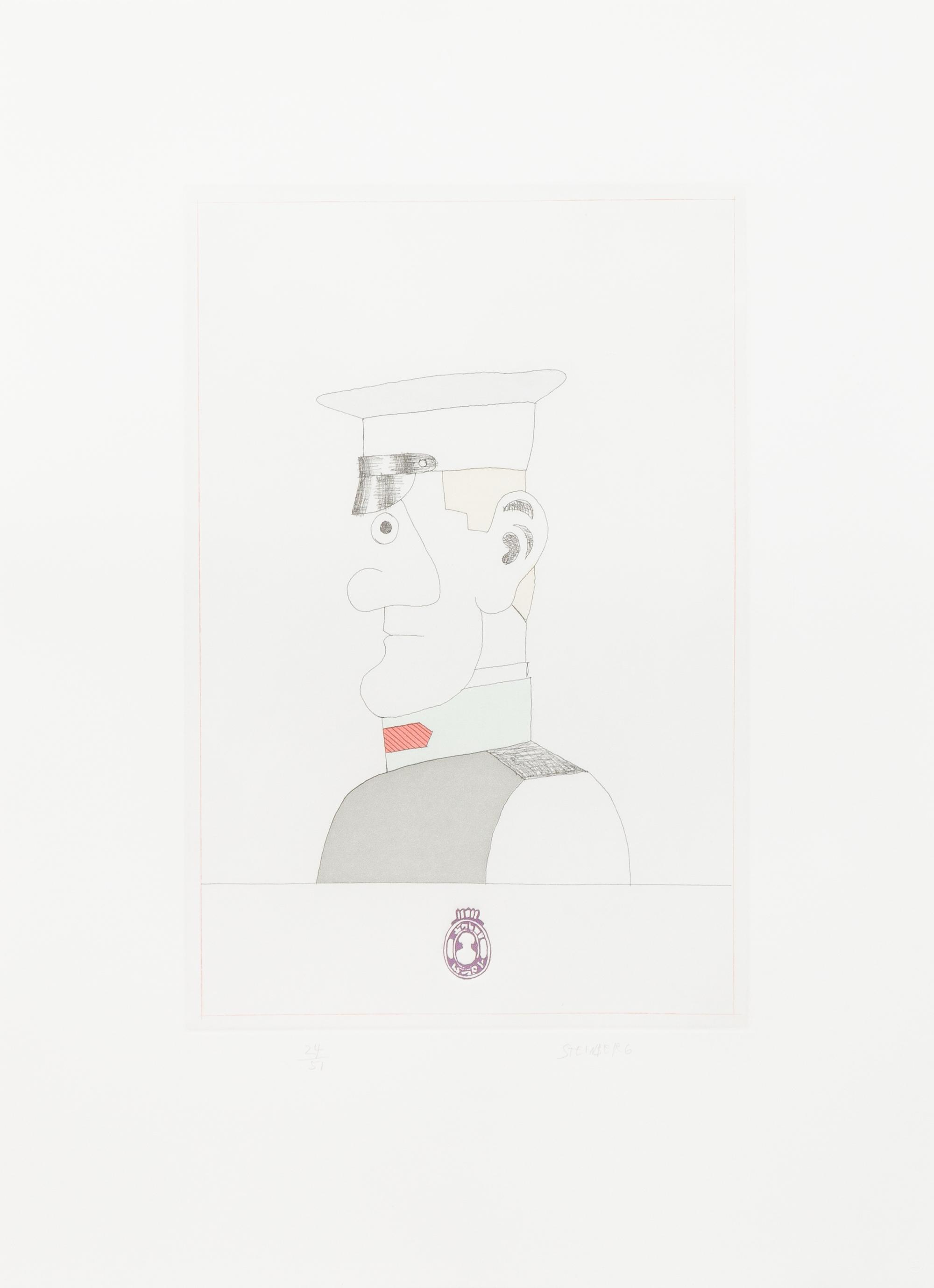 Saul Steinberg, (American, 1914-1999), Gogol I, Gogol II, and Gogol III, 1984 (group of 3)