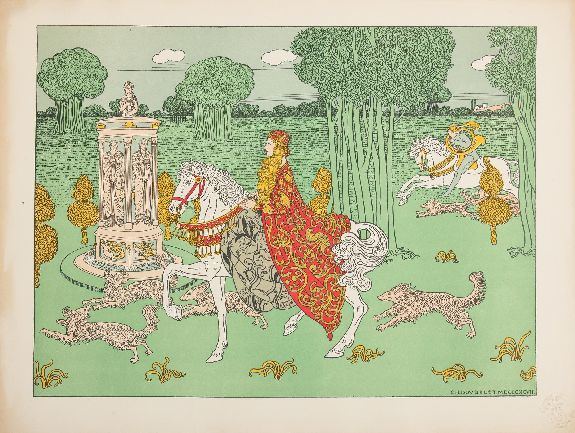 L'Estampe Moderne. Paris: L'Imprimerie Campenois, May-October 1897. 24 color lithographic plates, original printed wrappers.