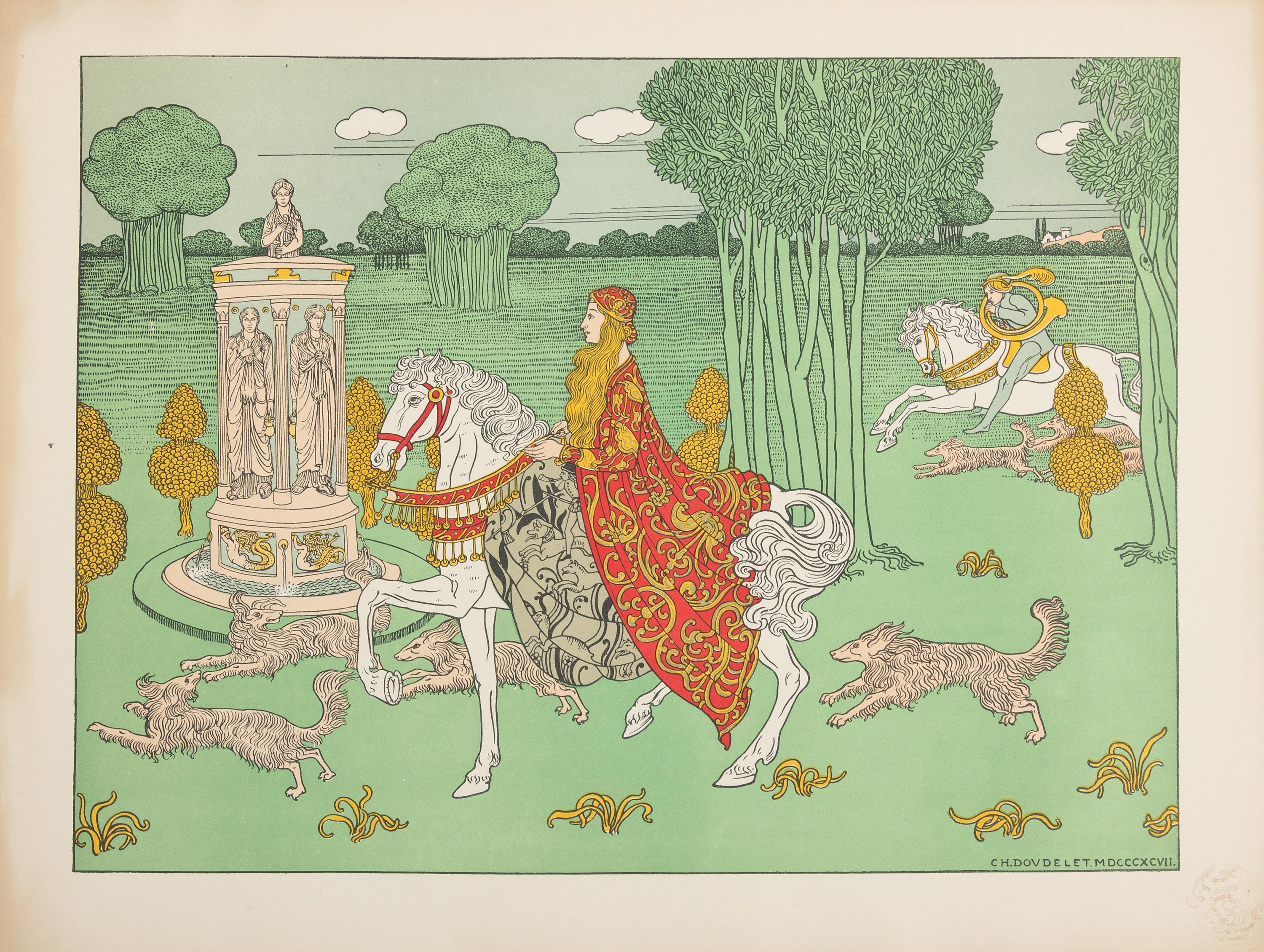 L'Estampe Moderne. Paris: L'Imprimerie Campenois, May-October 1897. 24 color lithographic plates, original printed wrappers.