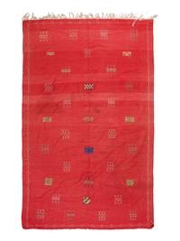 A Moroccan Kilim Wool Rug