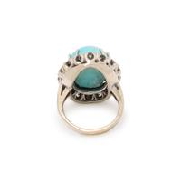 TURQUOISE AND DIAMOND RING
