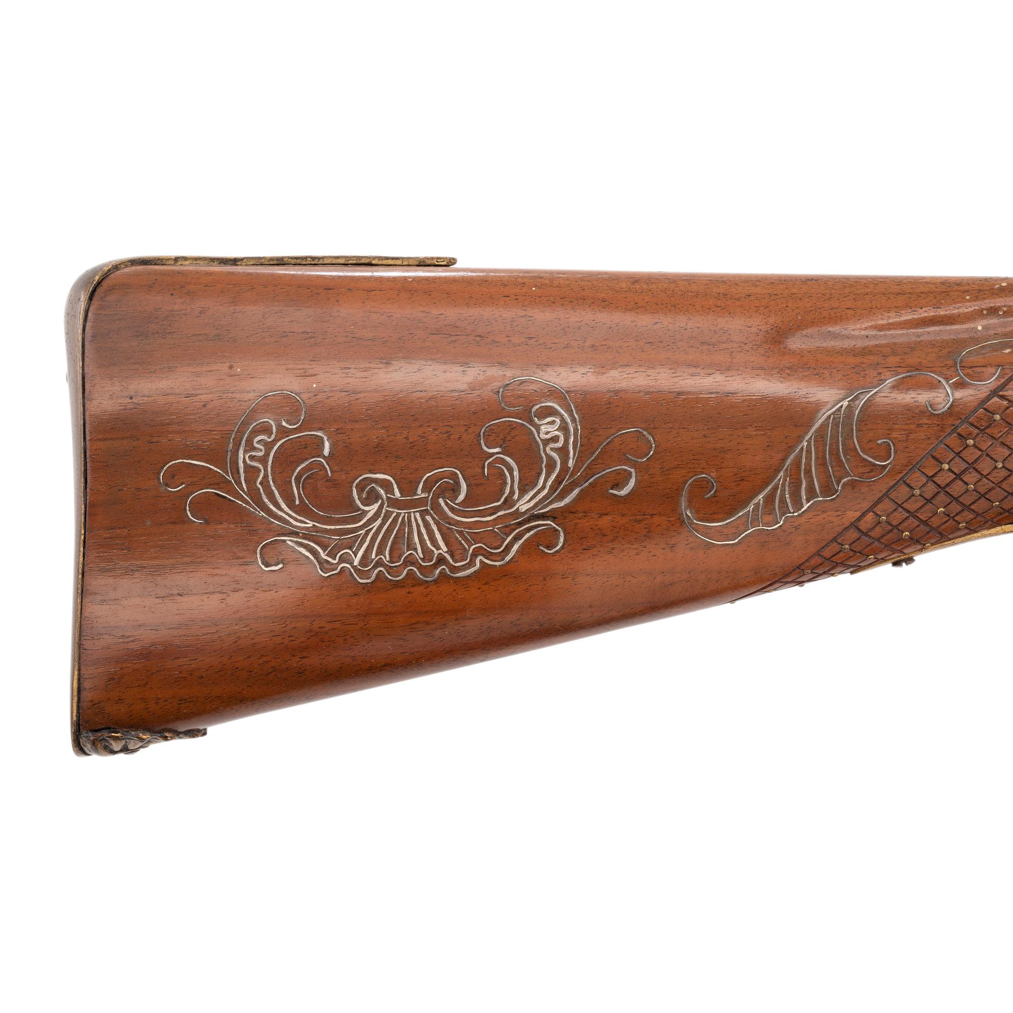 Contemporary Flintlock English Fowler in the Style of Durs Egg
