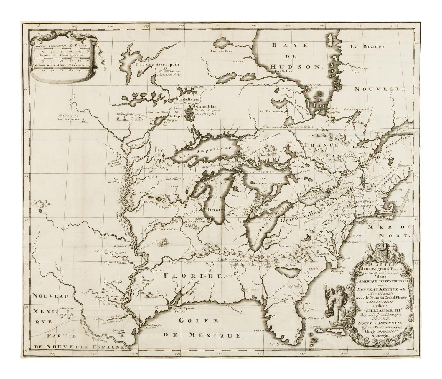 [MAPS - GREAT LAKES REGIONS]. A pair of engraved maps, comprising: