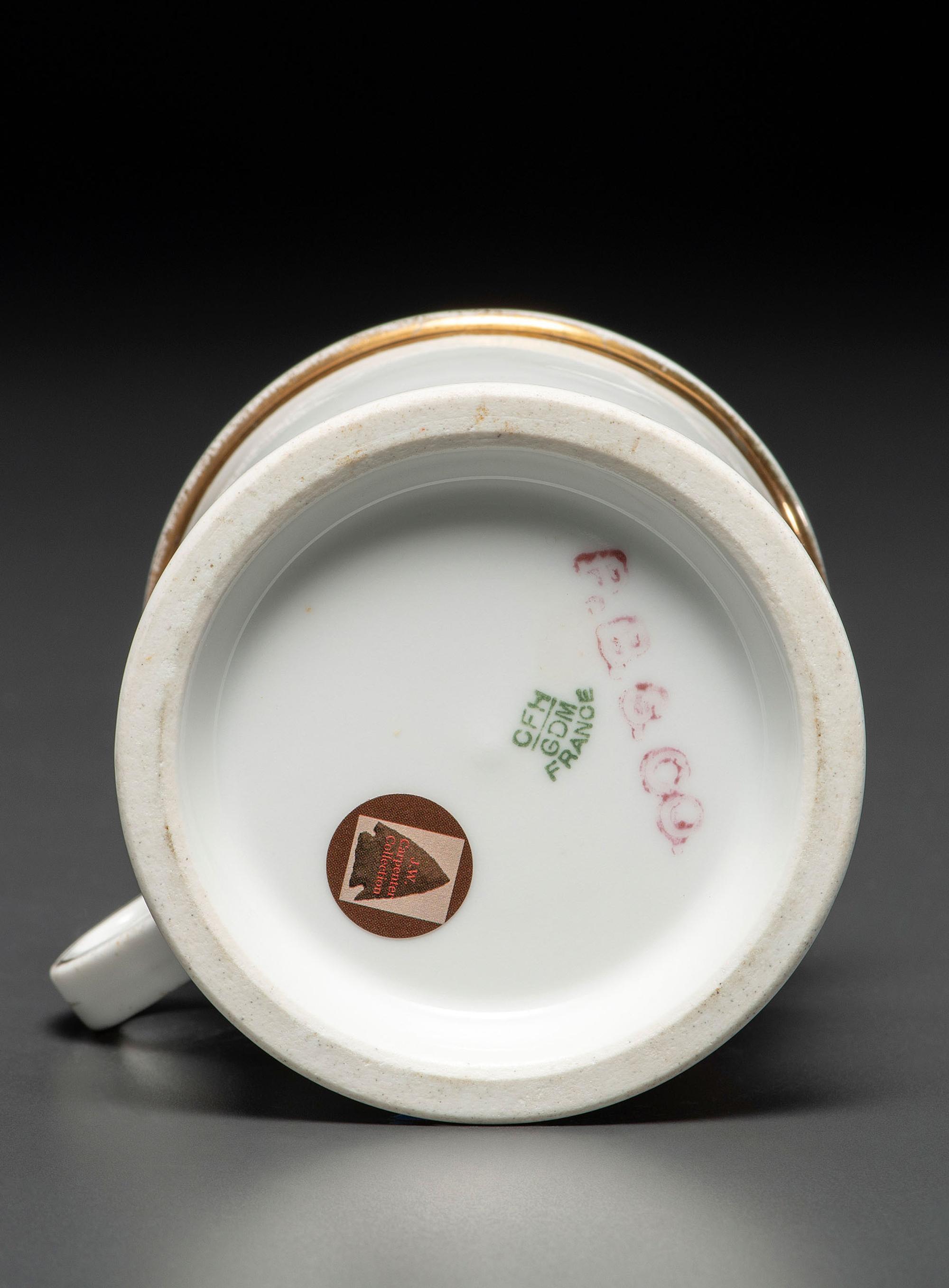 A Baseball Player's Porcelain Occupational Shaving Mug