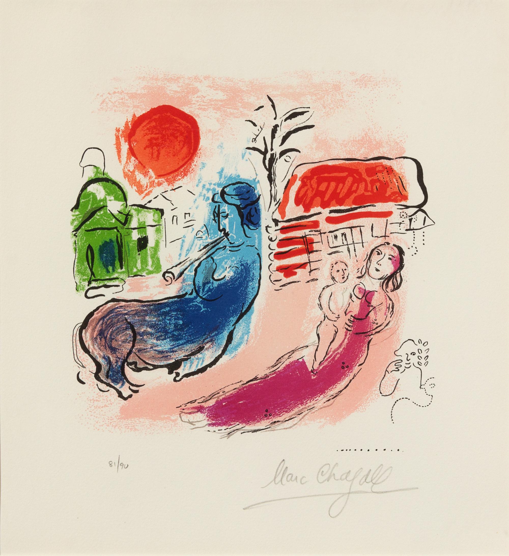 Maternité au centaure from Chagall by Jacques Lassaigne