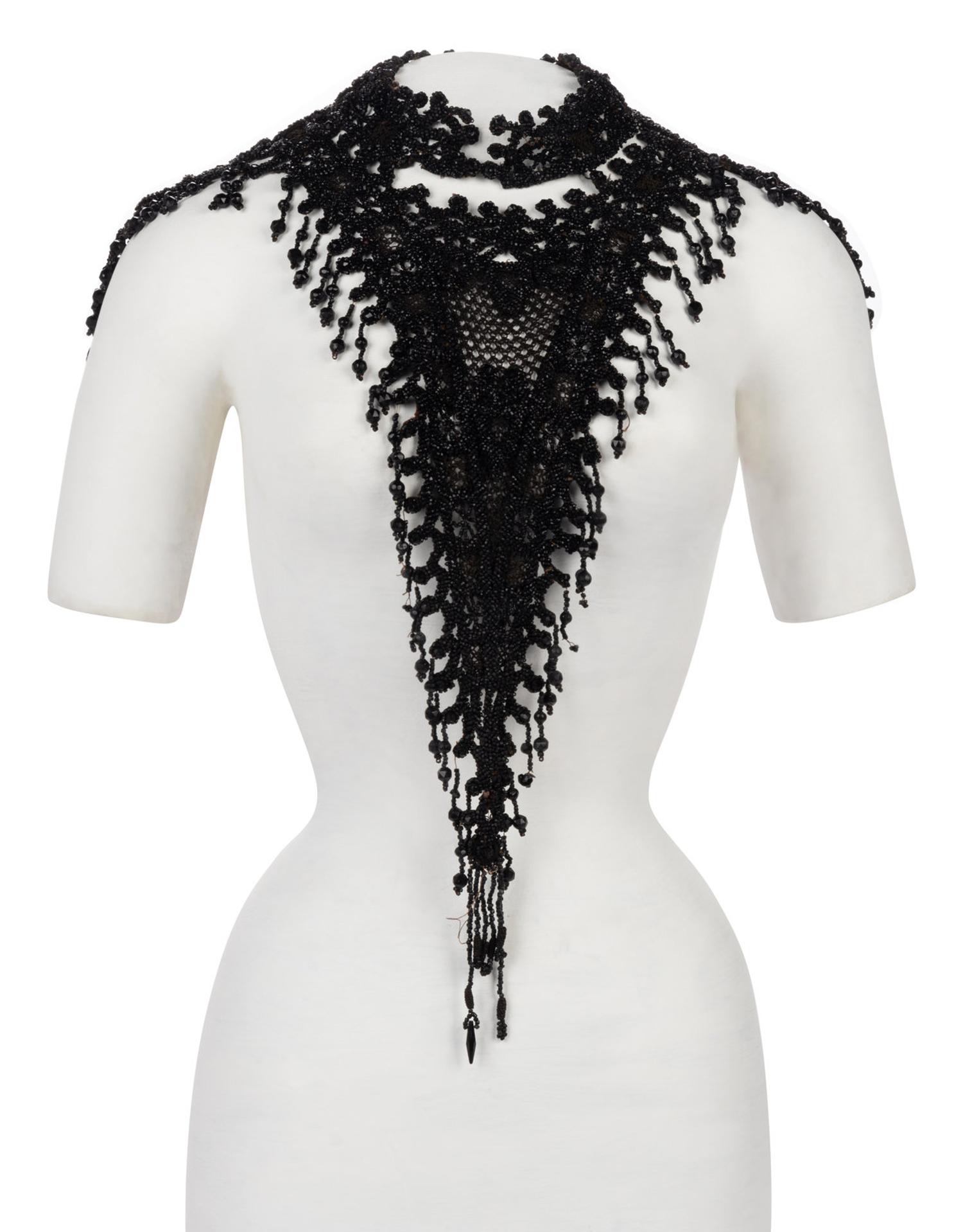Collection of Four 19th Century Pieces; Three Capes & One Beaded Collar, 1880-1890s