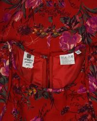 Four Emanuel Ungaro Floral Print Dresses, 1980s