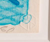 Pool Made with Paper and Blue Ink for Book