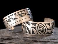 Silver Overlay Cuff Bracelets