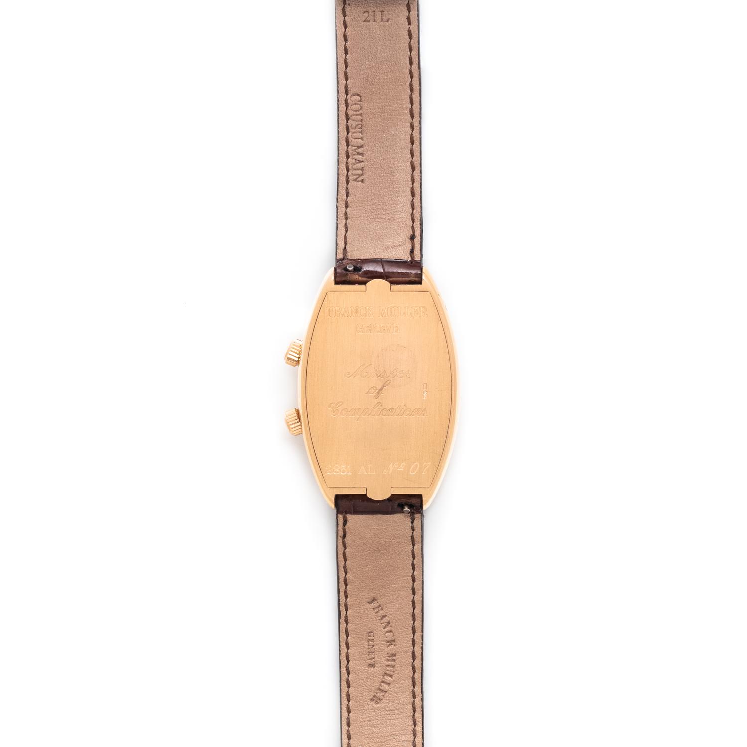 FRANCK MULLER, REF. 2851 18K YELLOW GOLD 'BIG BEN' WATCH