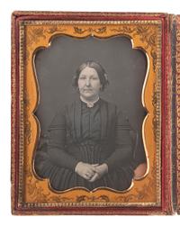 [EARLY PHOTOGRAPHY]. 9 half plate daguerreotypes featuring husbands and wives.