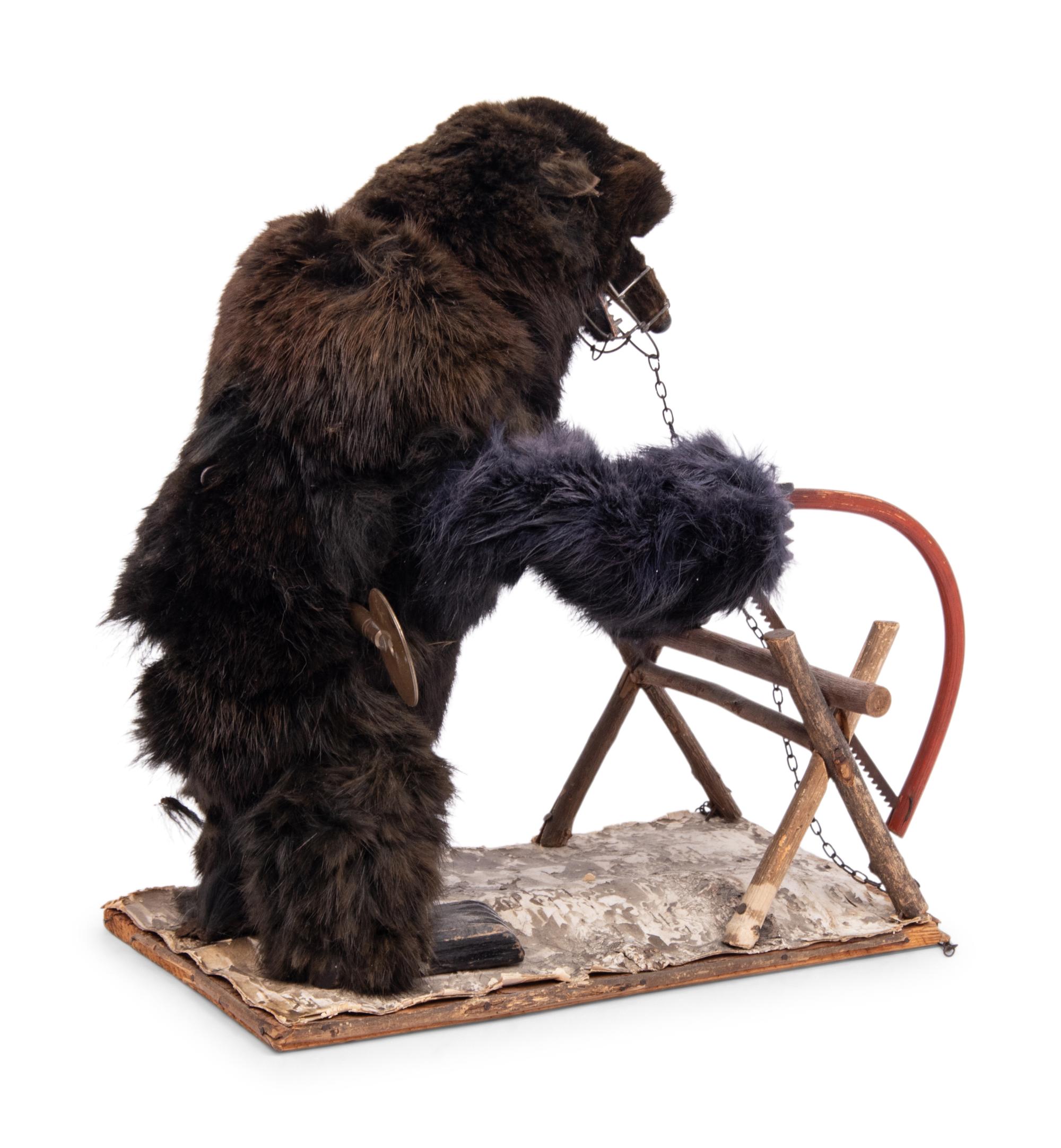 An Automaton of a Sawing Bear