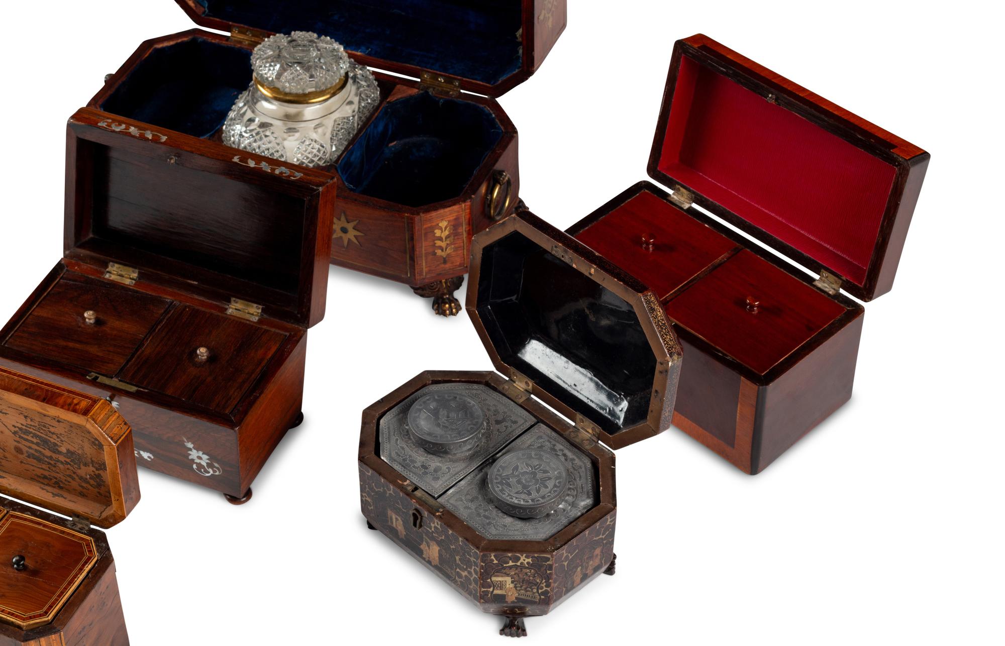 A Collection of Tea Caddies