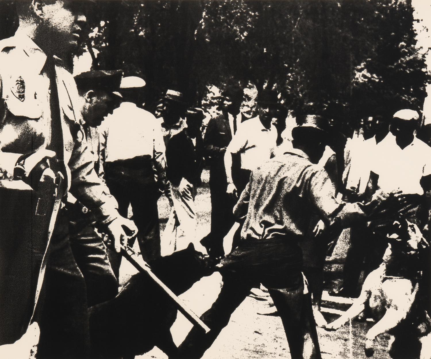 Birmingham Race Riot (from X + X ( Ten Works by Ten Painters) ), 1964