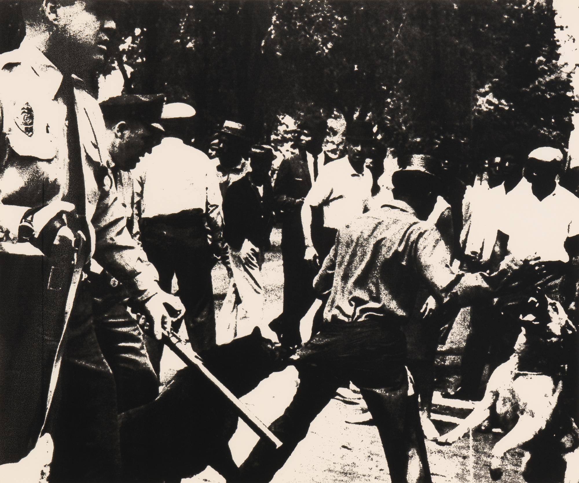 Birmingham Race Riot (from X + X ( Ten Works by Ten Painters) ), 1964