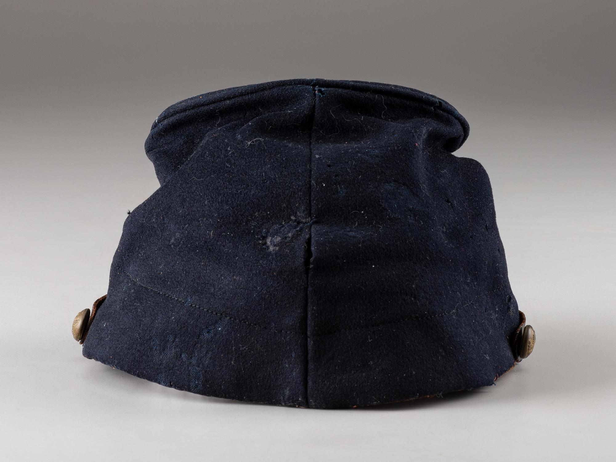 [CIVIL WAR]. 8th Ohio Infantry 1858 pattern forage cap with insignia and II corps badge.