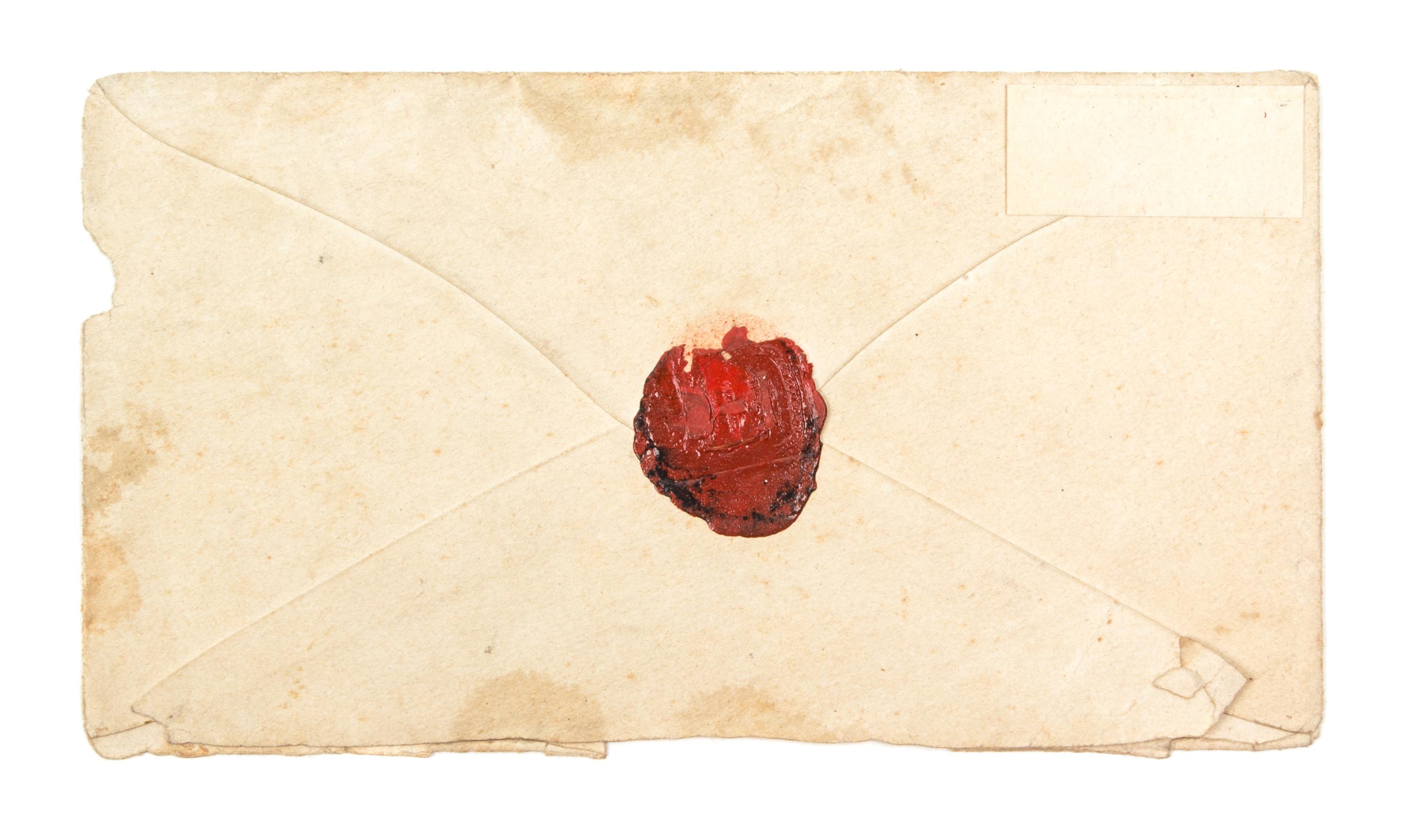(RELIC) FOUNDING FATHERS. Locks of hair of Washington, Hamilton, Jackson and Talleyrand. w/letter of pres. fr. James Hamilton, 1865.