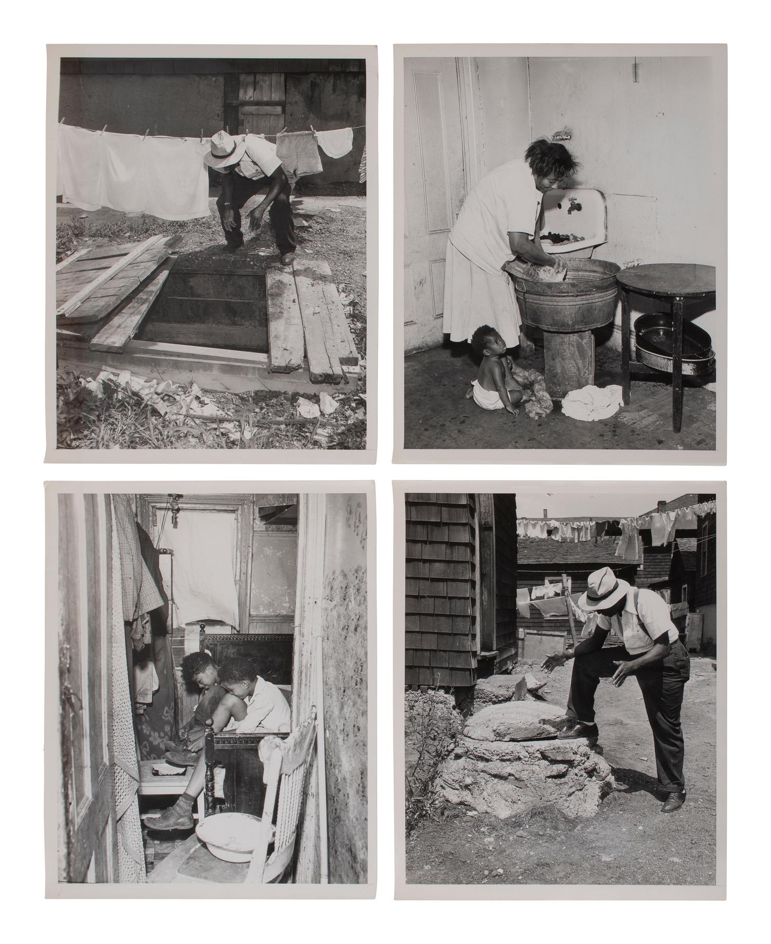 [EARLY PHOTOGRAPHY] 22 photographs of African American life, incl. occupational and domestic scenes.