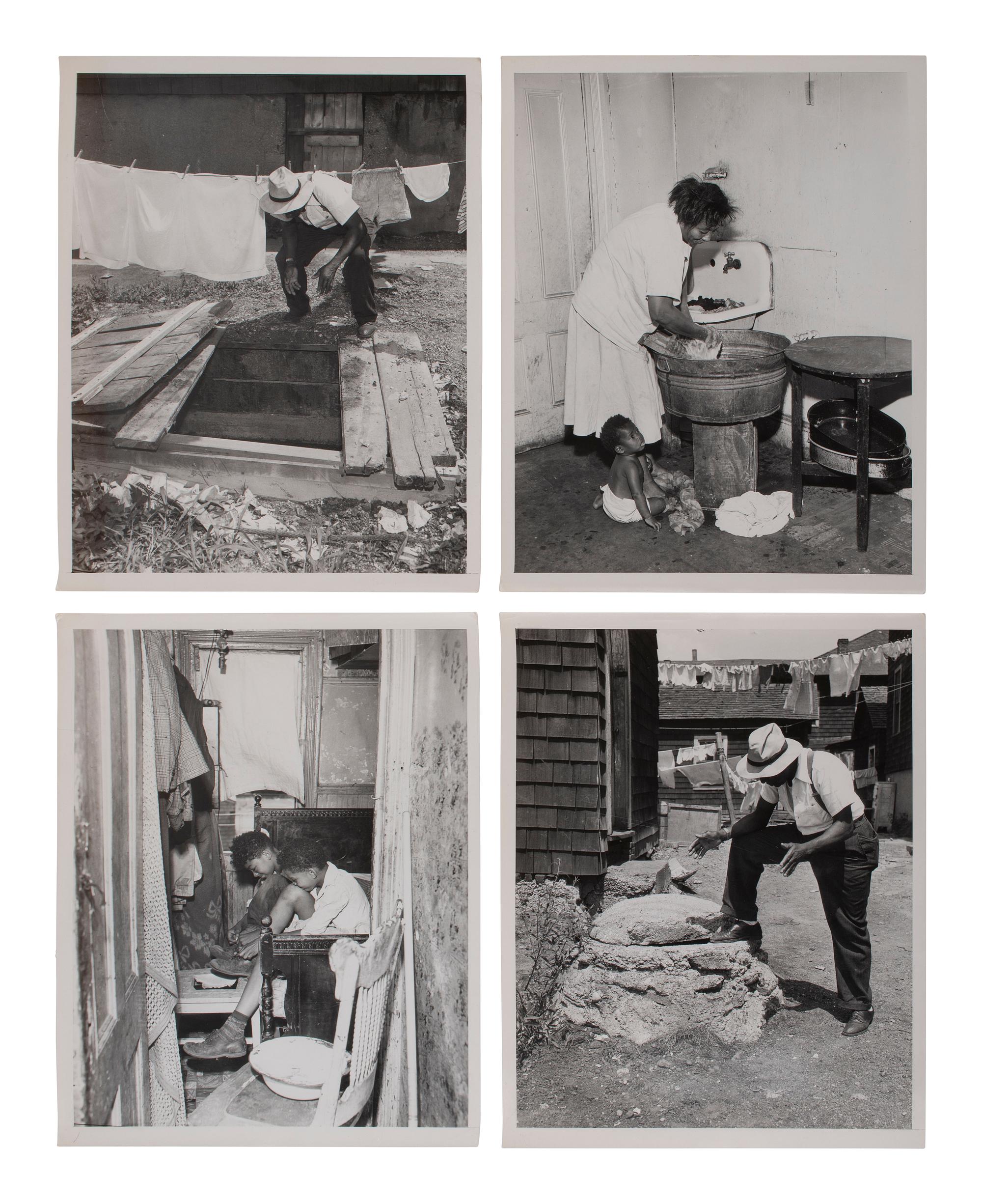 [EARLY PHOTOGRAPHY] 22 photographs of African American life, incl. occupational and domestic scenes.