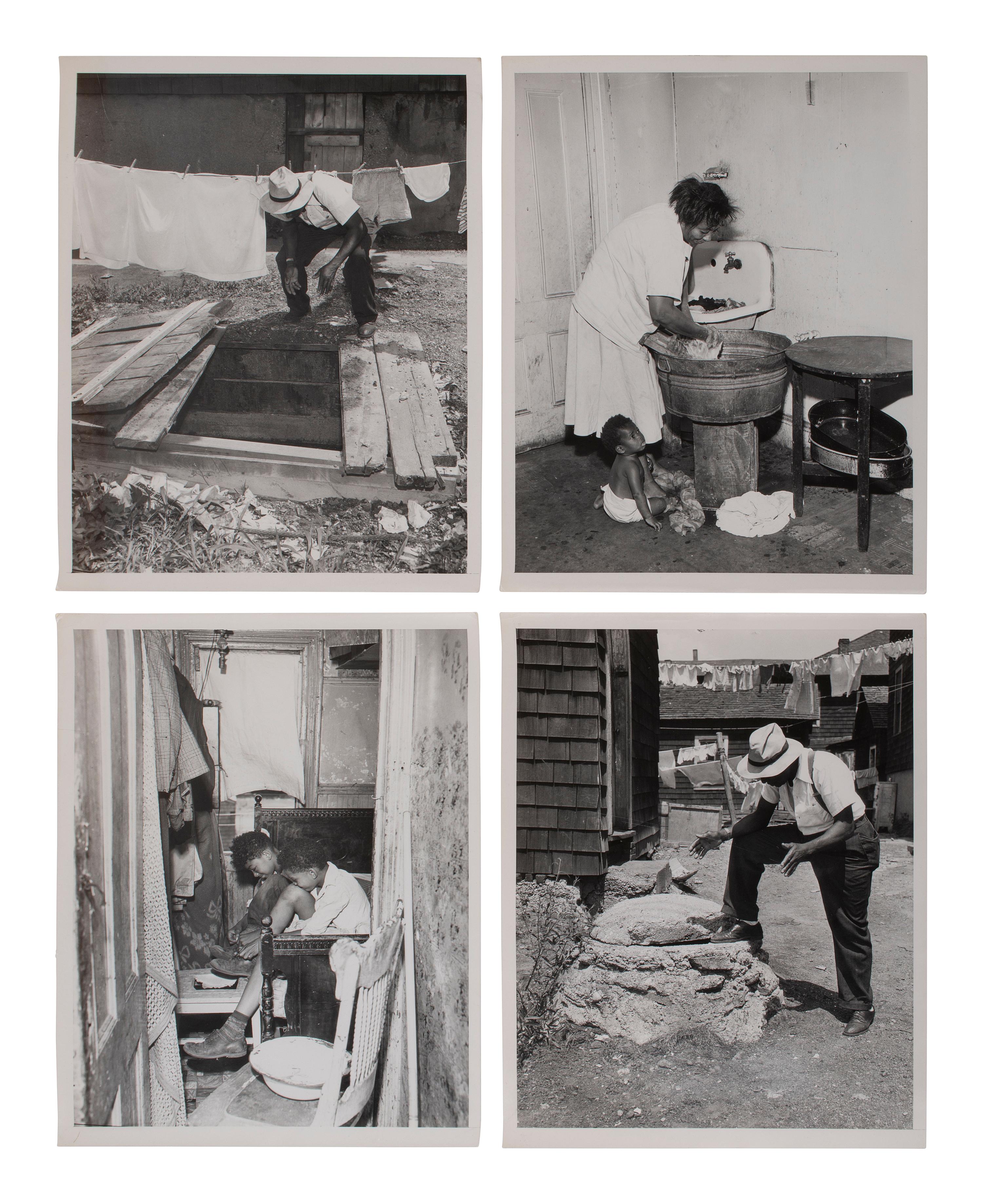 [EARLY PHOTOGRAPHY] 22 photographs of African American life, incl. occupational and domestic scenes.