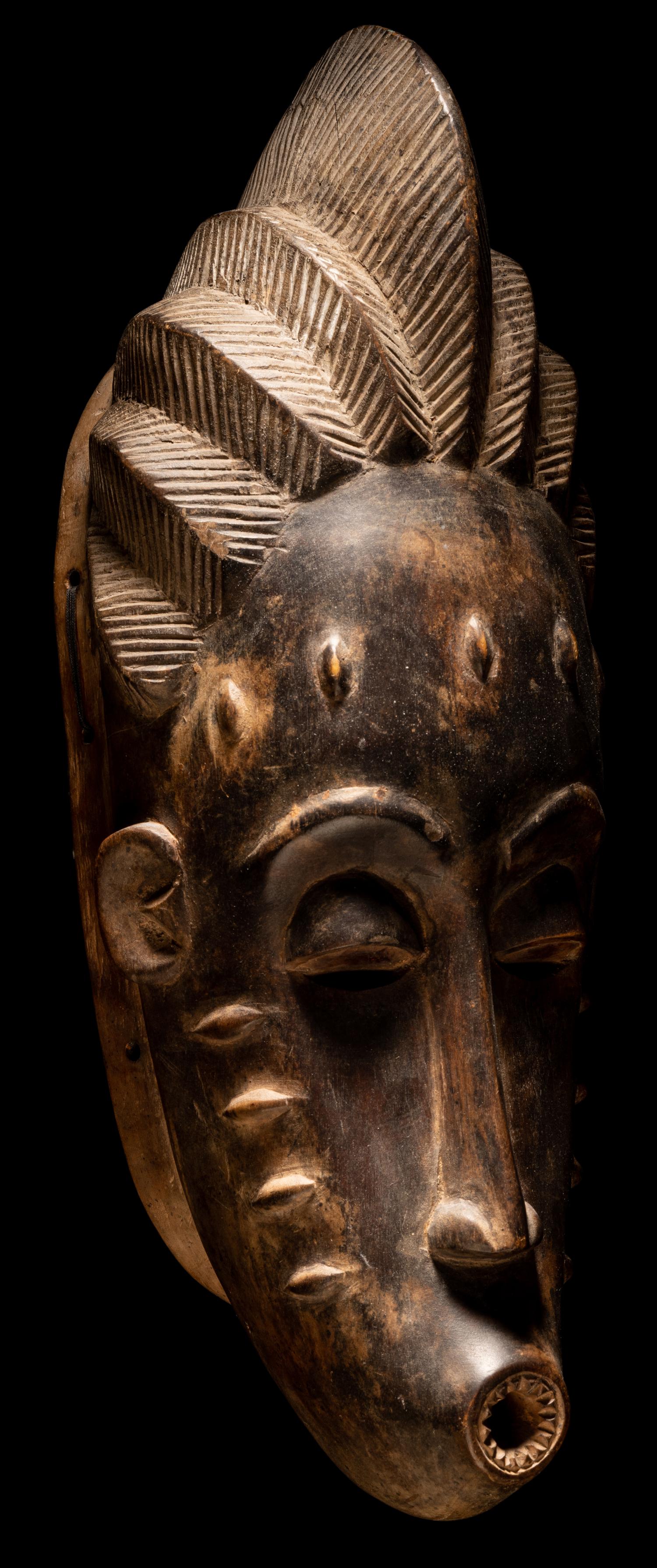 Two Yaure Wood Masks