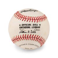 A Harry Caray Single Signed Autograph Baseball