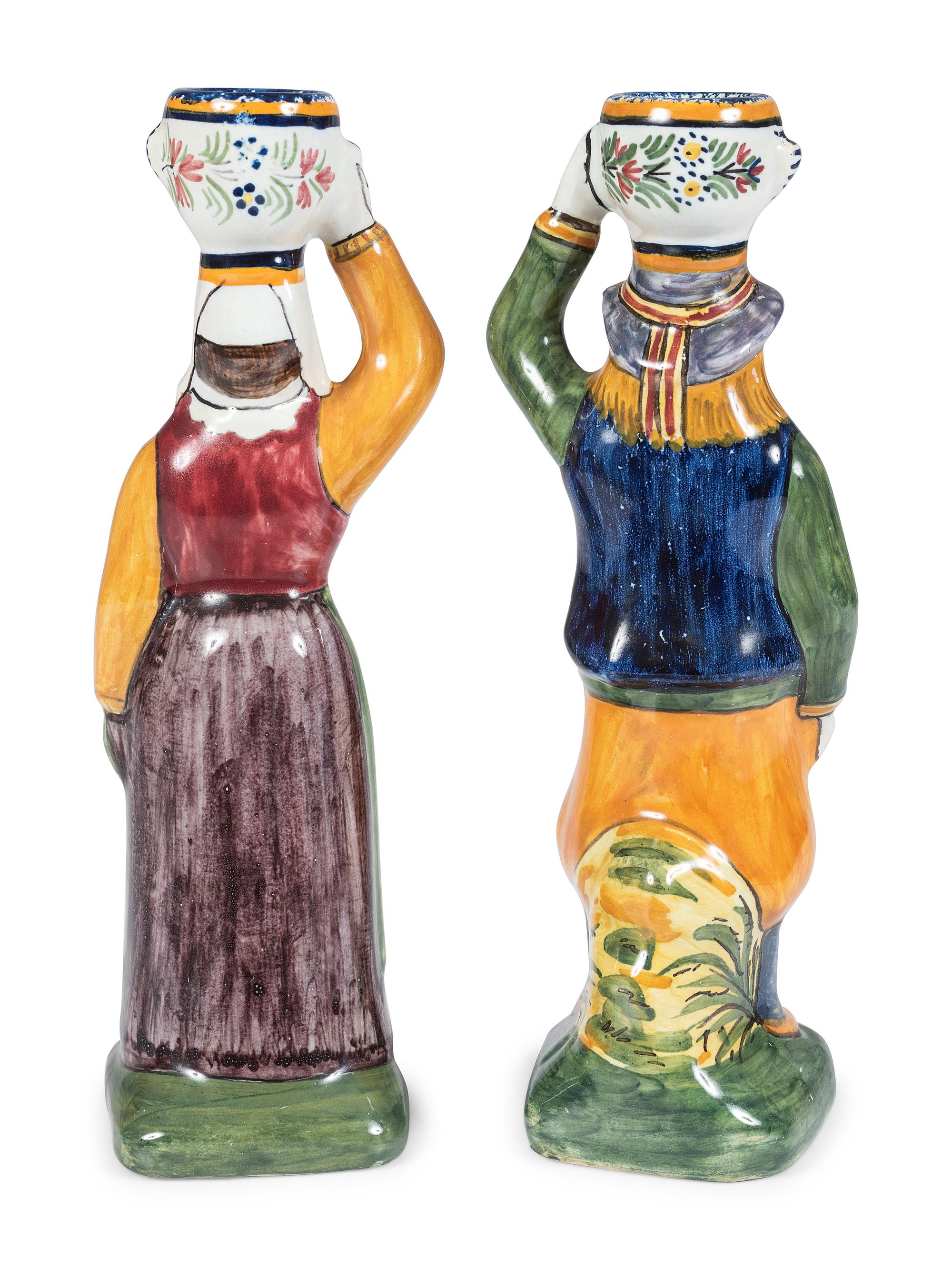 A Group of Quimper Faience Table Articles