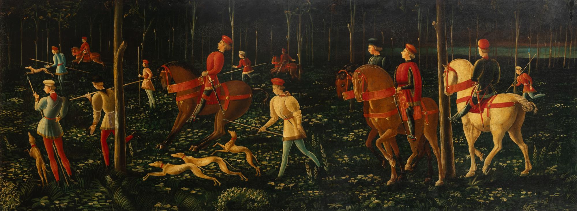 After Paolo Uccello, 20th Century — The Hunt in the Forest