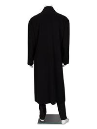 Issey Miyake, Shawl Collar Black Wool Coat