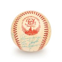 A 1983 Old Timers Game National League Team Signed Autograph Baseball With 22 Signatures Featuring Multiple Hall of Famers and Deceased Players,