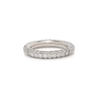 DIAMOND AND WHITE GOLD BAND