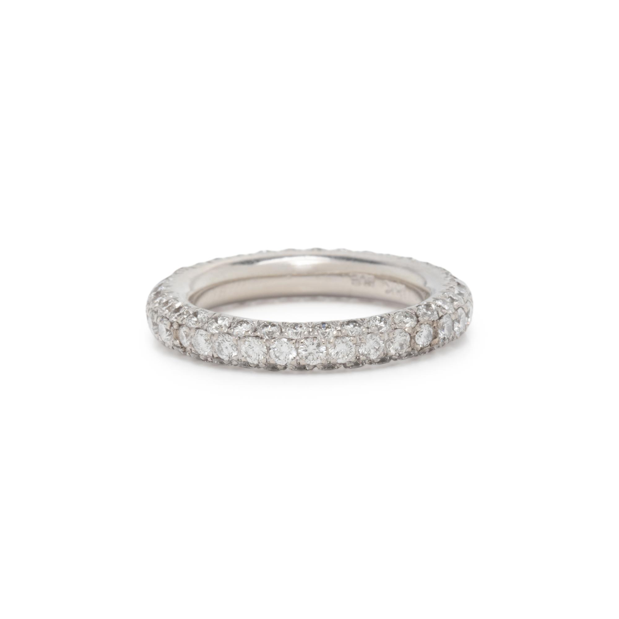 DIAMOND AND WHITE GOLD BAND