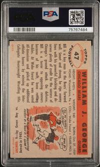 A Group of 1956 Topps Chicago Bears PSA Graded Football Cards,