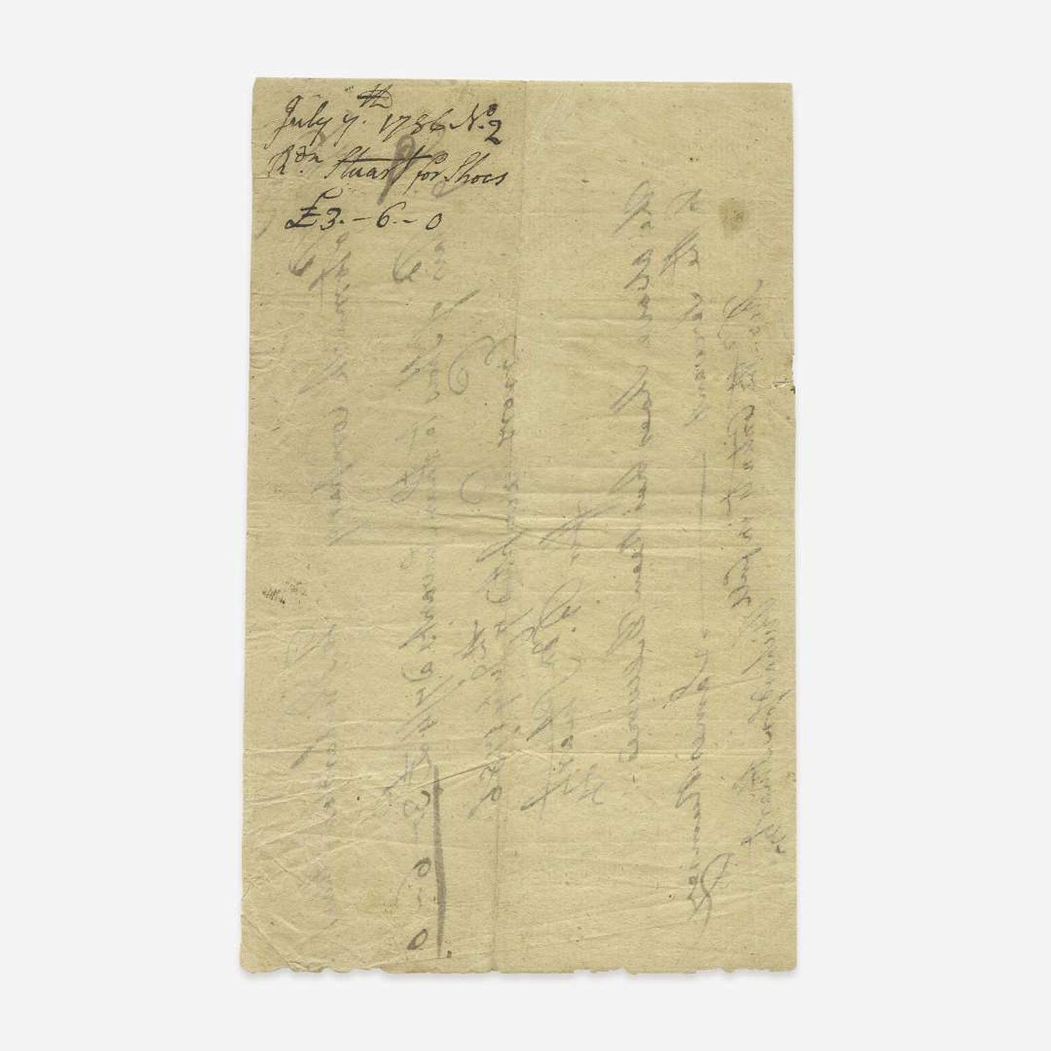 [Presidential] Washington, George Group of 2 Documents Relating to The Potomack Company