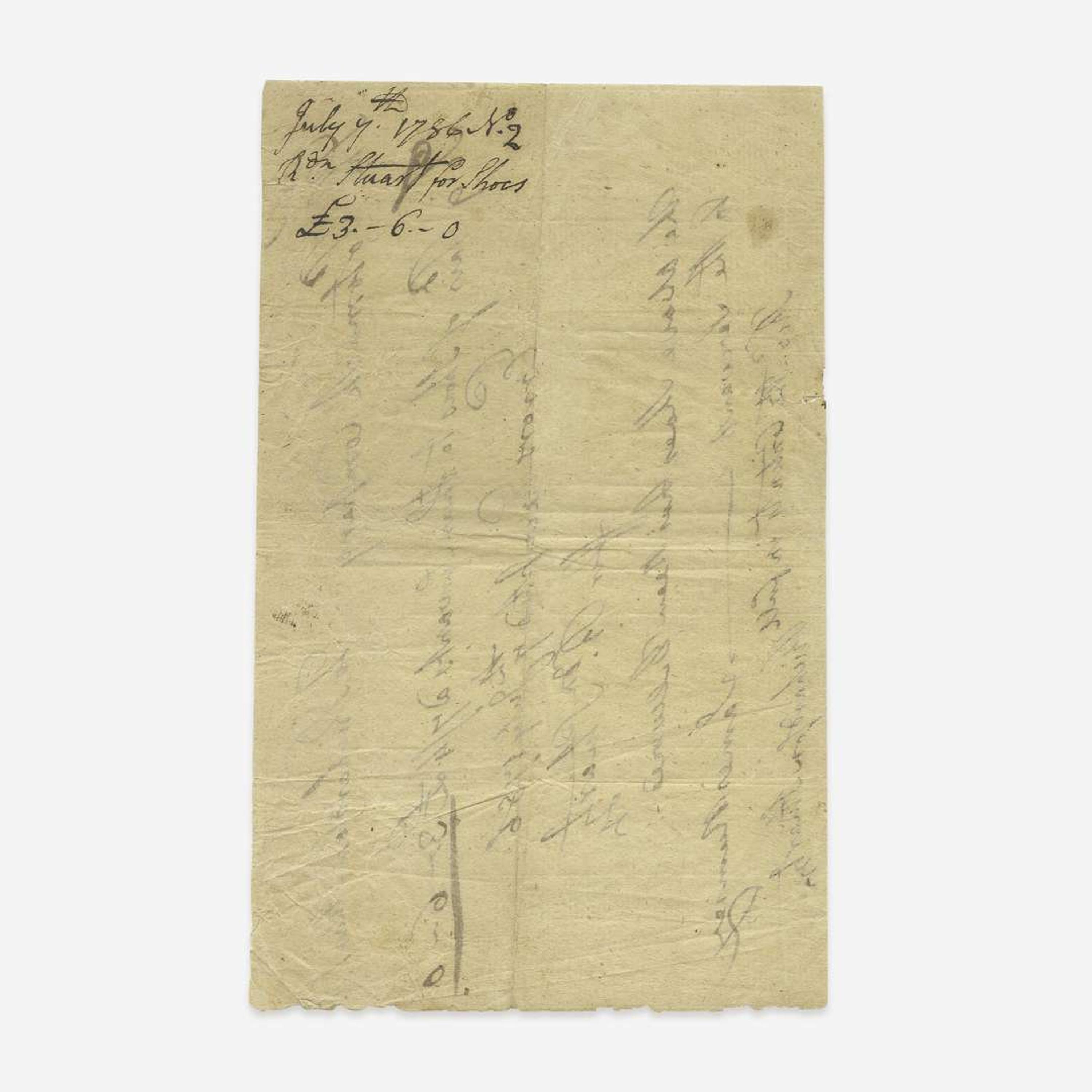 [Presidential] Washington, George Group of 2 Documents Relating to The Potomack Company