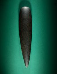 A Large Maya Hardstone Celt