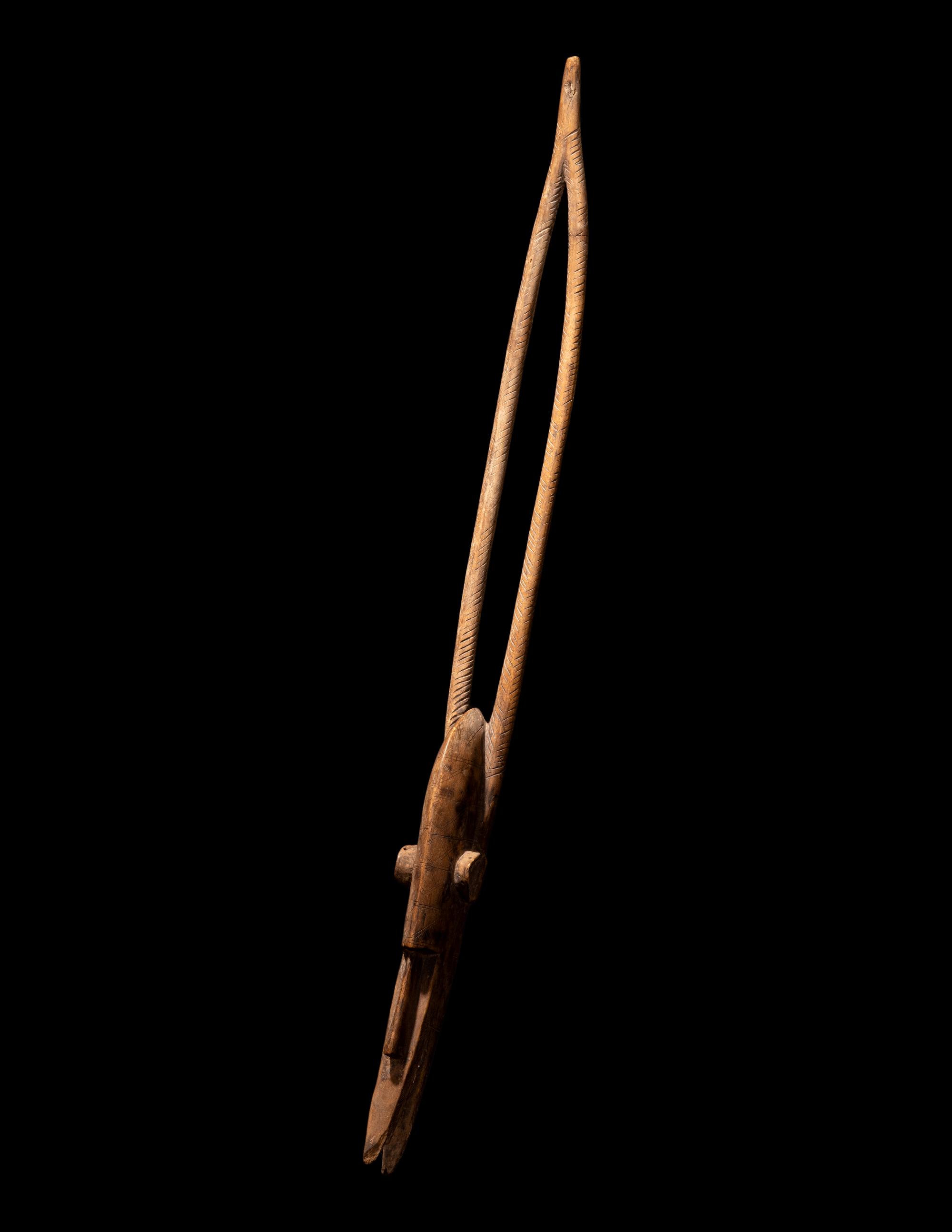 A Bamana Wood Antelope (Chiwara)