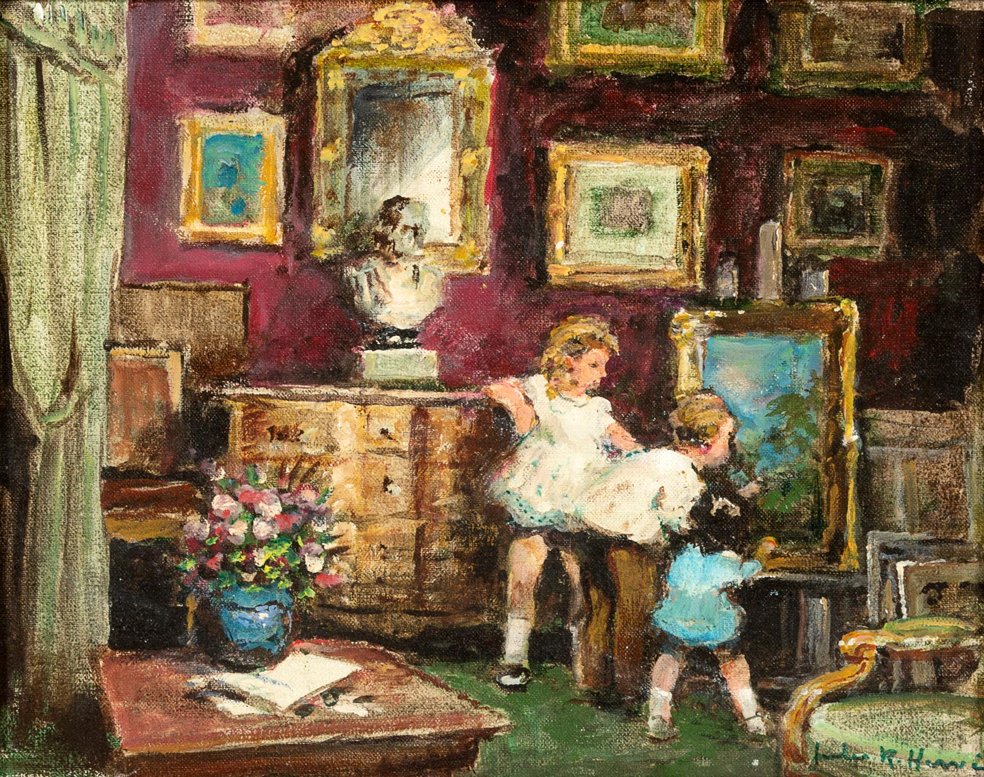 Children in a Salon