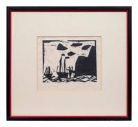 Schiffe am Felsenstrand ( Ships along a rocky coast)
