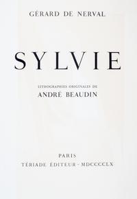 (BEAUDIN, ANDRE) NERVAL, GERARD DE. Sylvie. Paris, 1960. Limited, signed.