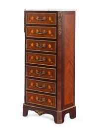 A Napoleon III Style Marquetry Semainier