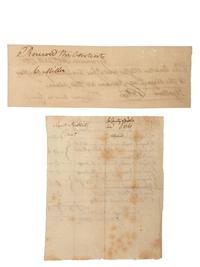 [NATIVE AMERICANS]. A group of 4 items related to Indian Department Finances.