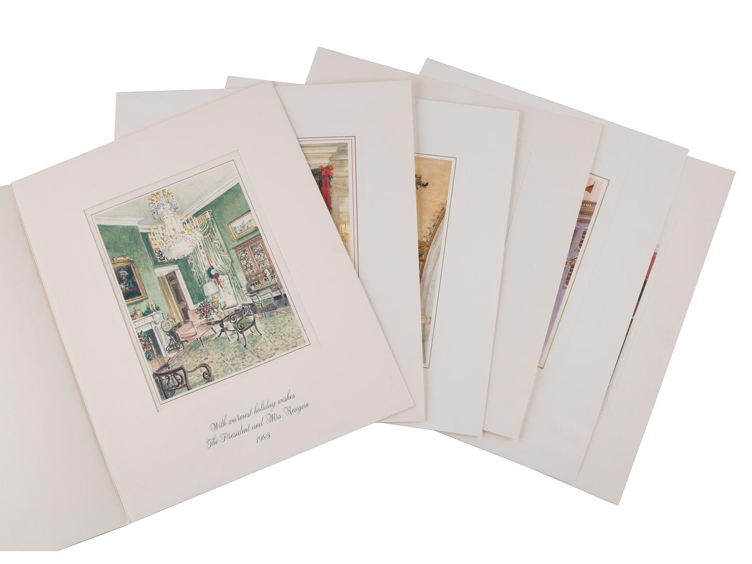 [REAGAN, Ronald (1911-2004)] Inauguration & campaign ephemera, and Christmas cards.